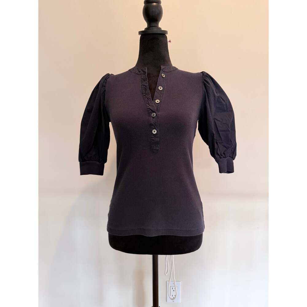 Elie Tahari
button-up puff sleeves top - Picture 6 of 10